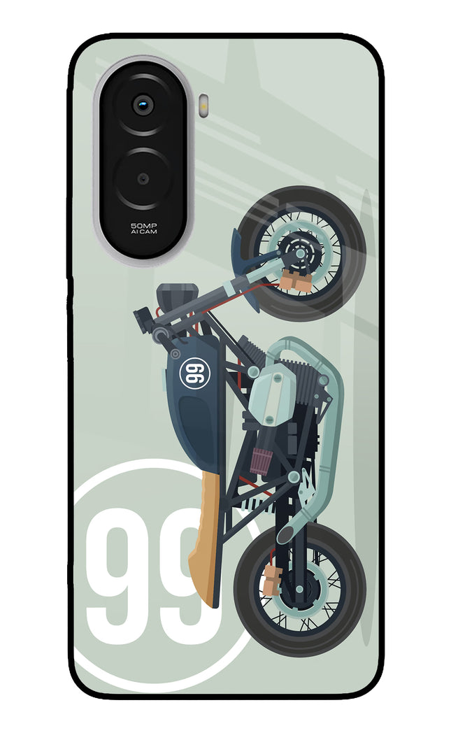 Classic Cafe Racer 99 Poco M7 Plus 5G Metal Case Back Cover by Casekaro