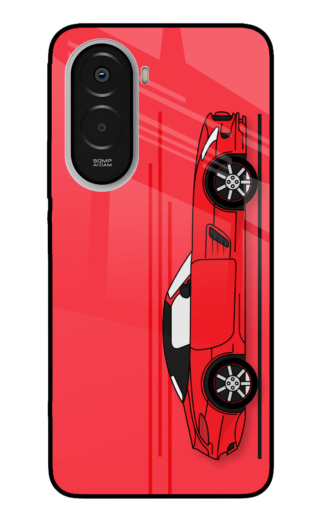 Red Velocity Poco M7 Plus 5G Metal Case Back Cover by Casekaro