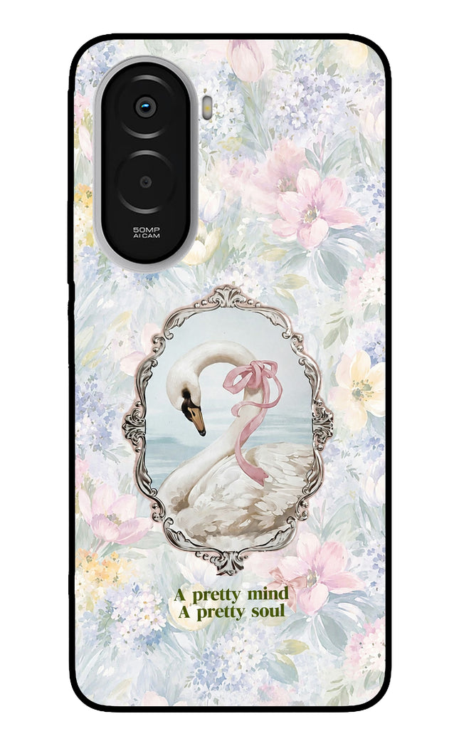 Pretty Mind Pretty Soul Poco M7 Plus 5G Metal Case Back Cover by Casekaro
