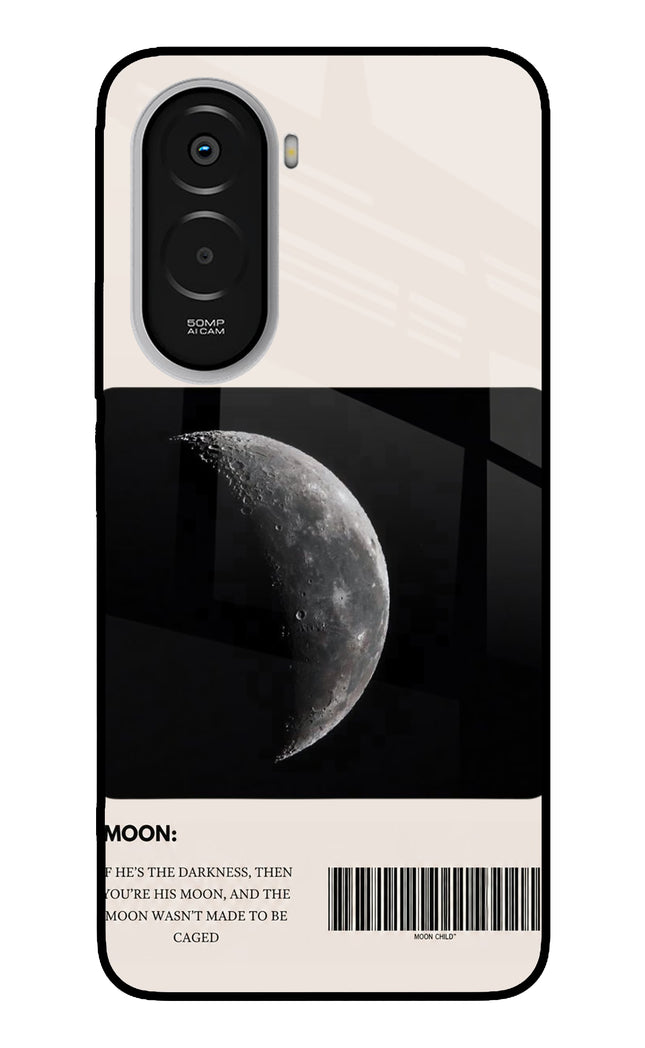 Moon Phase Poco M7 Plus 5G Metal Case Back Cover by Casekaro