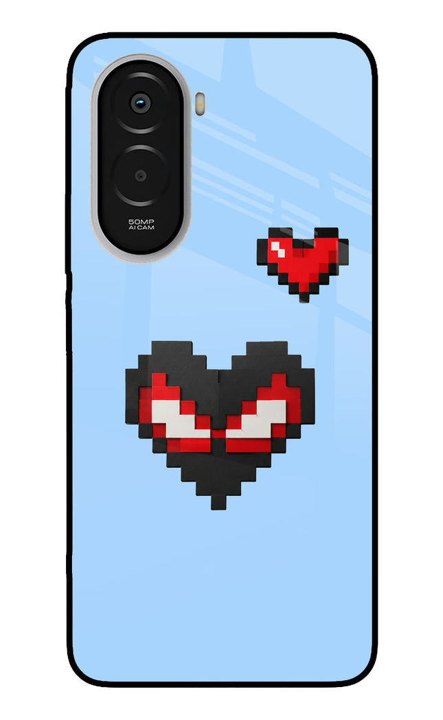 Peter Heart Poco M7 Plus 5G Metal Case Back Cover by Casekaro