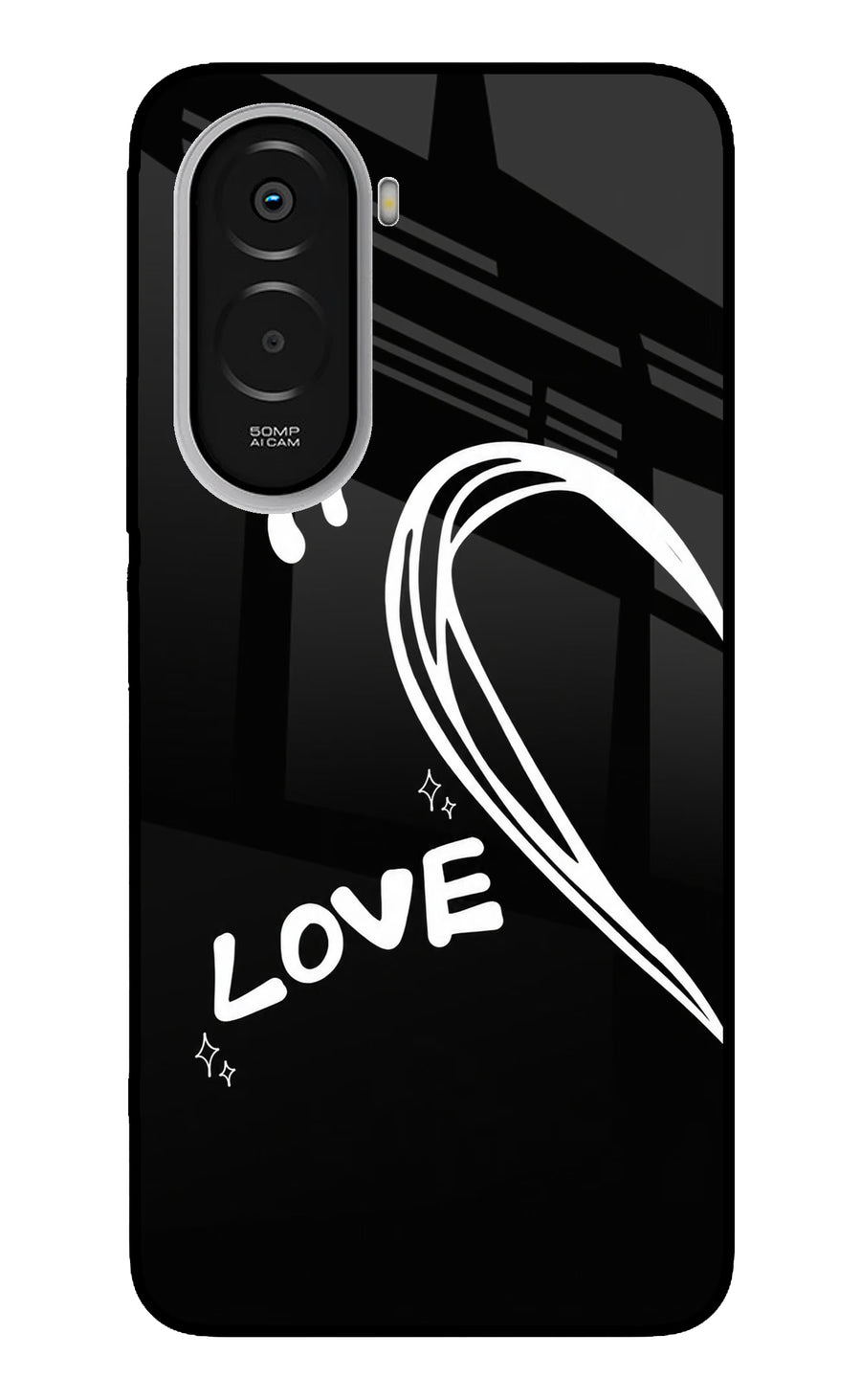 Love Line Poco M7 Plus 5G Back Cover, Metal case
