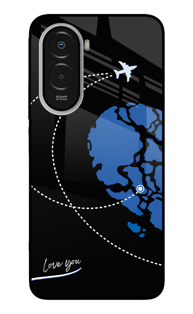 Love Orbit Poco M7 Plus 5G Metal Case Back Cover by Casekaro
