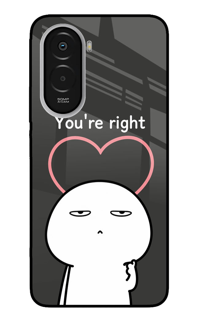 You're Right Poco M7 Plus 5G Metal Case Back Cover by Casekaro