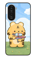 Tiger Treat Poco M7 Plus 5G Metal Case Back Cover by Casekaro