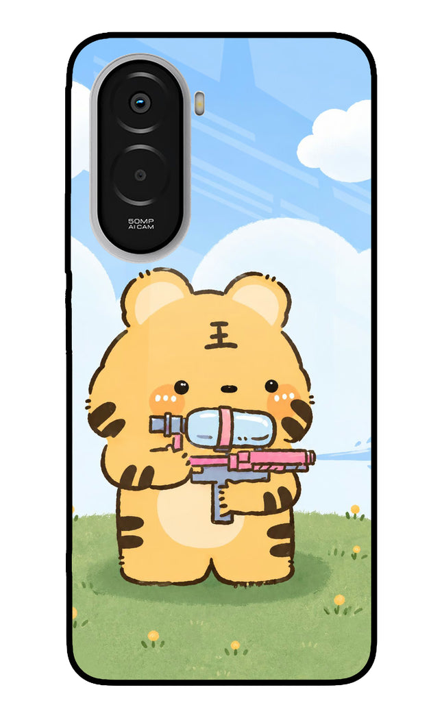 Tiger Treat Poco M7 Plus 5G Metal Case Back Cover by Casekaro