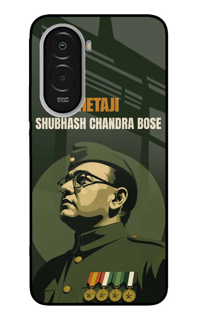 Netaji Legacy Poco M7 Plus 5G Metal Case Back Cover by Casekaro
