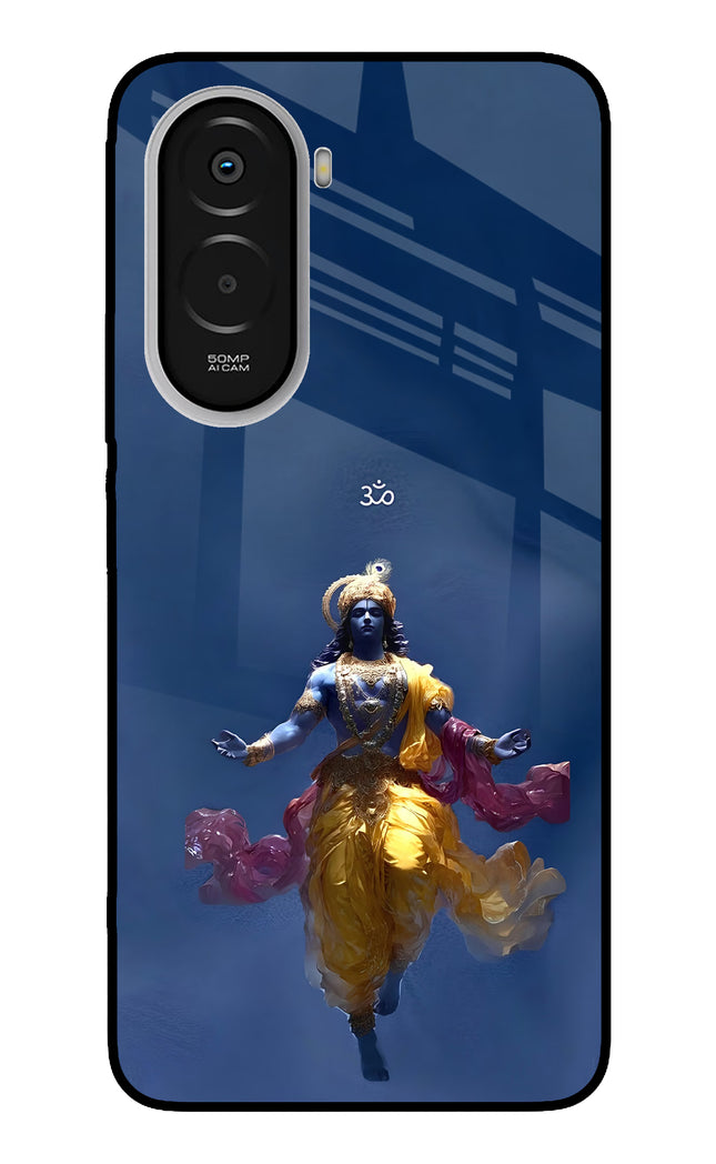 Cosmic Krishna Poco M7 Plus 5G Metal Case Back Cover by Casekaro