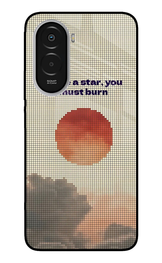 Pixel Sun Poco M7 Plus 5G Metal Case Back Cover by Casekaro