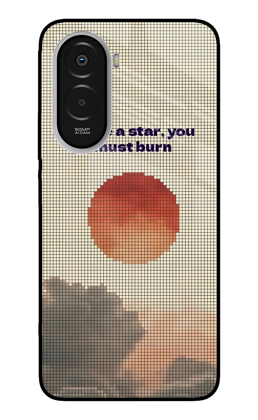 Pixel Sun Poco M7 Plus 5G Back Cover, Metal case