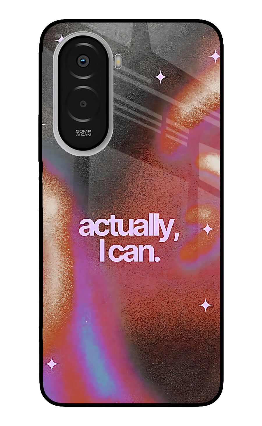 Pink Aura Poco M7 Plus 5G Back Cover, Metal case