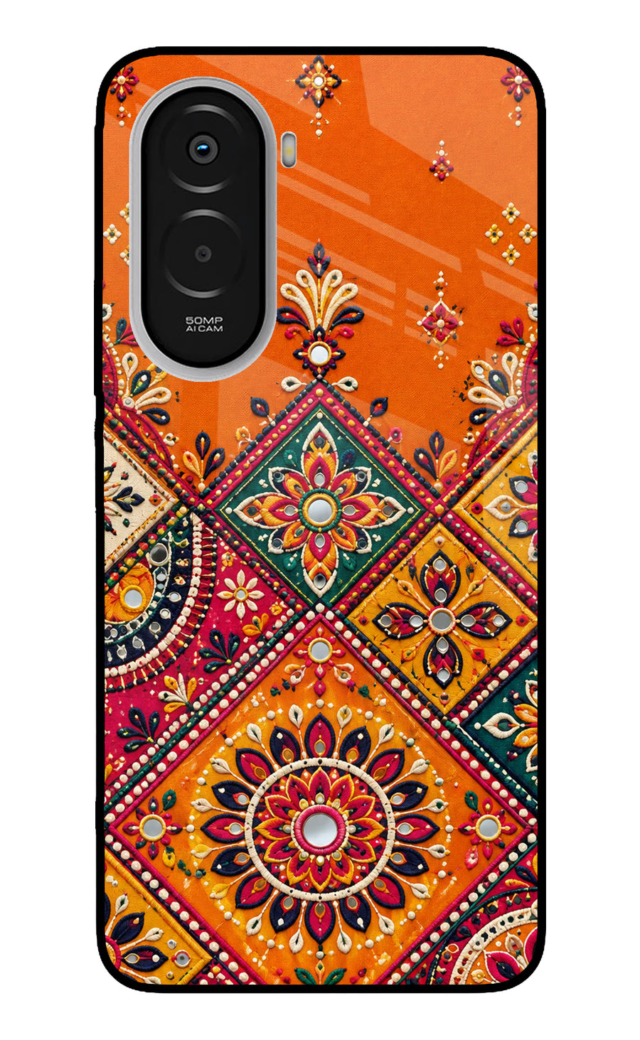 Kutch Glow Poco M7 Plus 5G Back Cover, Metal case