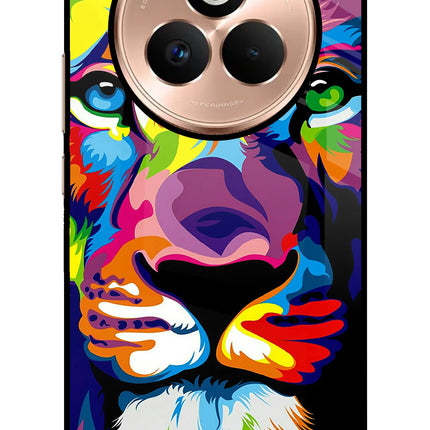 Lion Realme P3 Pro 5G Metal Case Back Cover by Casekaro