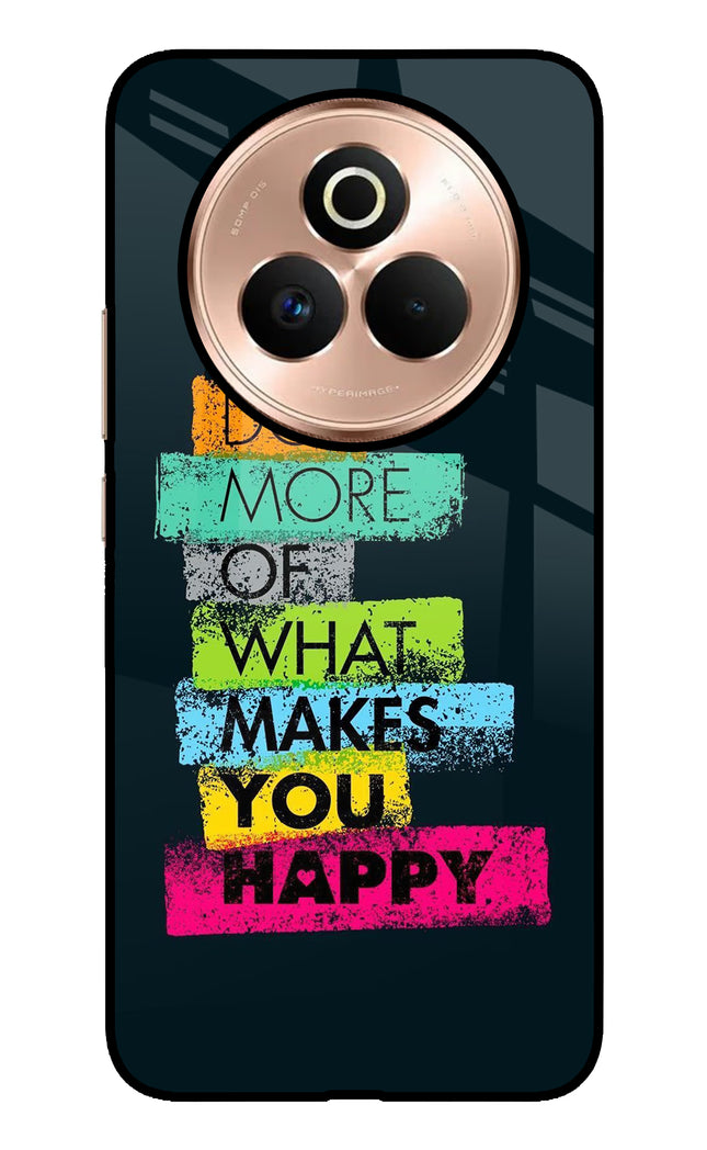 Do More Of What Makes You Happy Realme P3 Pro 5G Metal Case Back Cover by Casekaro