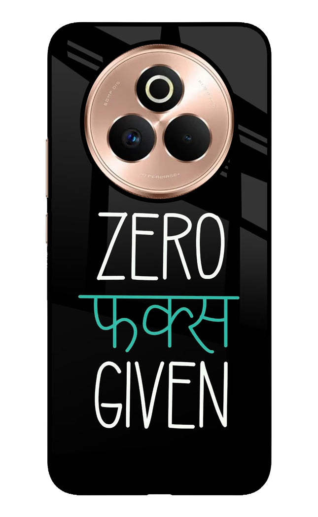 Zero Fucks Given Realme P3 Pro 5G Metal Case Back Cover by Casekaro