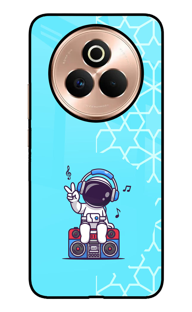 Cute Astronaut Chilling Realme P3 Pro 5G Metal Case Back Cover by Casekaro