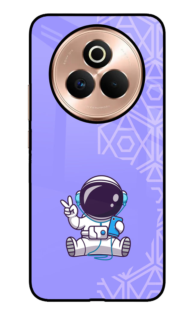 Cute Astronaut Chilling Realme P3 Pro 5G Metal Case Back Cover by Casekaro
