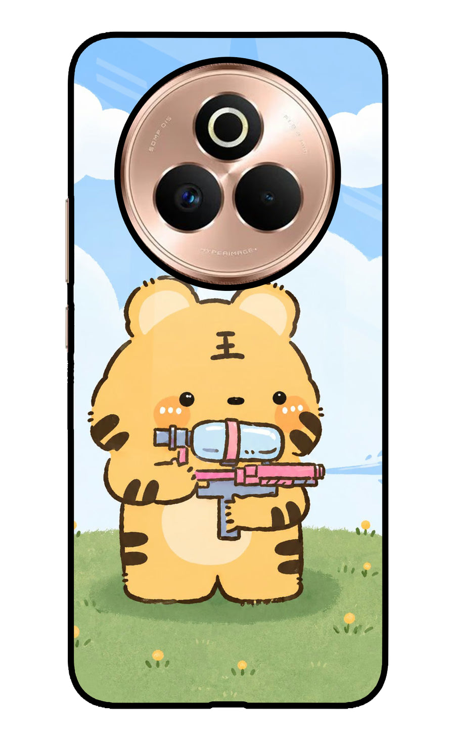Tiger Treat Realme P3 Pro 5G Back Cover, Metal case