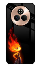 Ember Flame Realme P3 Pro 5G Metal Case Back Cover by Casekaro