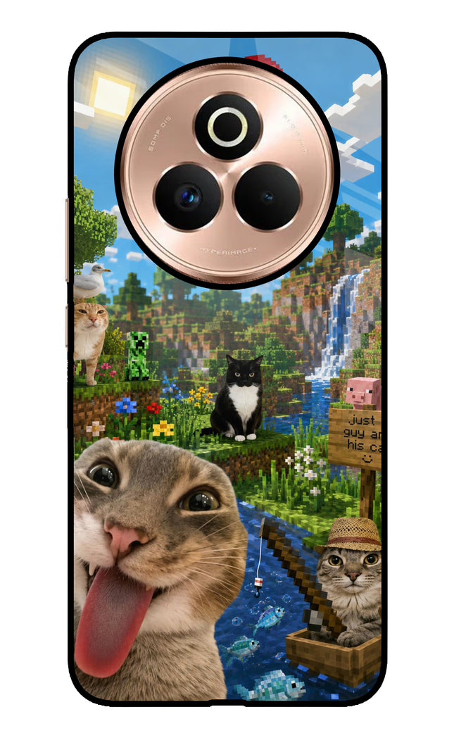 Minecraft Cat Chaos Realme P3 Pro 5G Metal Case Back Cover by Casekaro