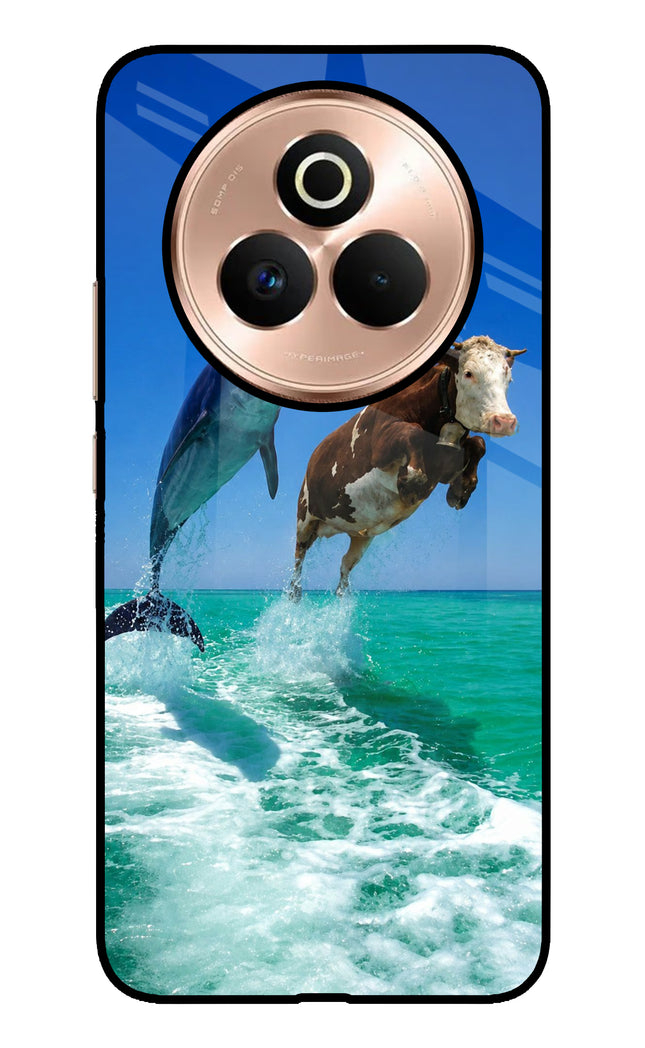 Dolphin vs Cow Realme P3 Pro 5G Metal Case Back Cover by Casekaro