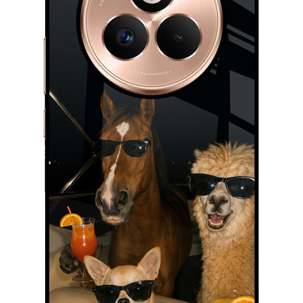 Party Squad Realme P3 Pro 5G Metal Case Back Cover by Casekaro