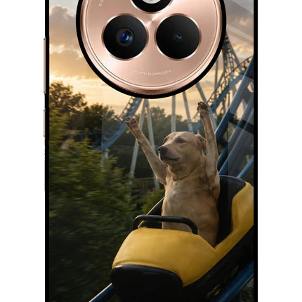 Rollercoaster Dog Realme P3 Pro 5G Metal Case Back Cover by Casekaro
