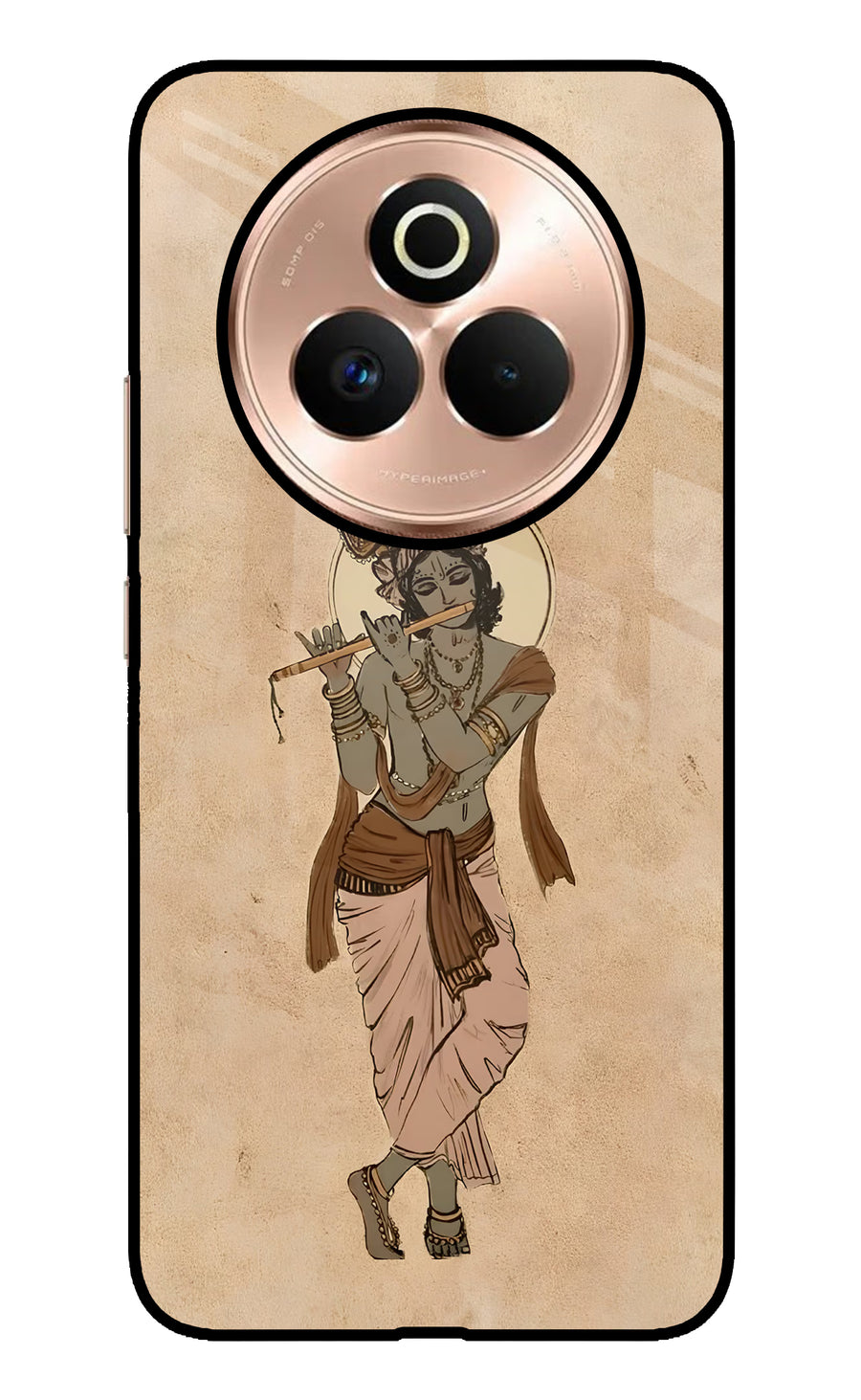 Krishna Realme P3 Pro 5G Back Cover, Metal case