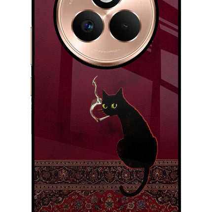 Midnight Cat Realme P3 Pro 5G Metal Case Back Cover by Casekaro