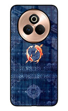 Koi Blue Realme P3 Pro 5G Metal Case Back Cover by Casekaro