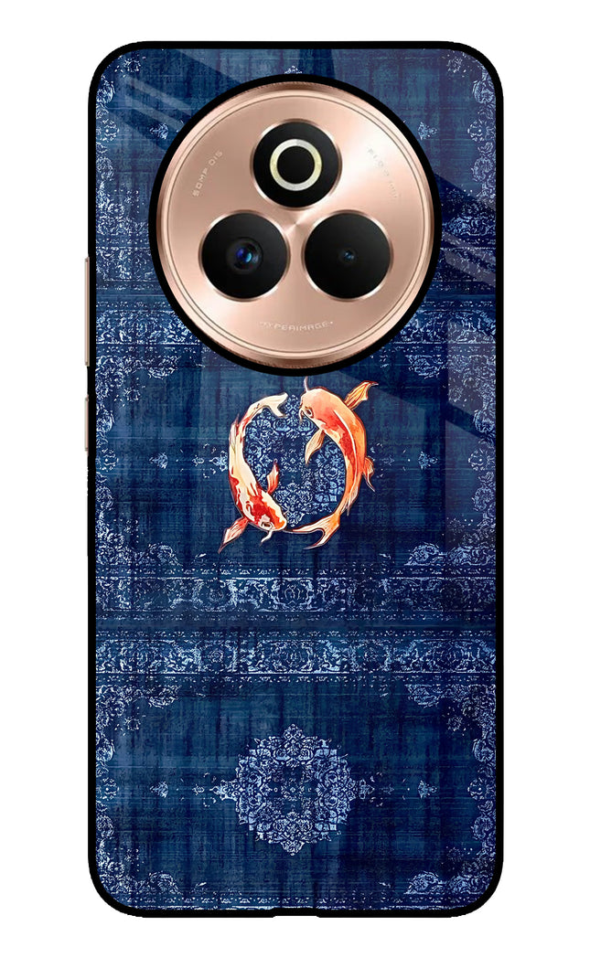 Koi Blue Realme P3 Pro 5G Metal Case Back Cover by Casekaro