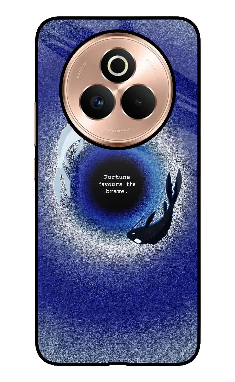 Dark Koi Realme P3 Pro 5G Back Cover, Metal case