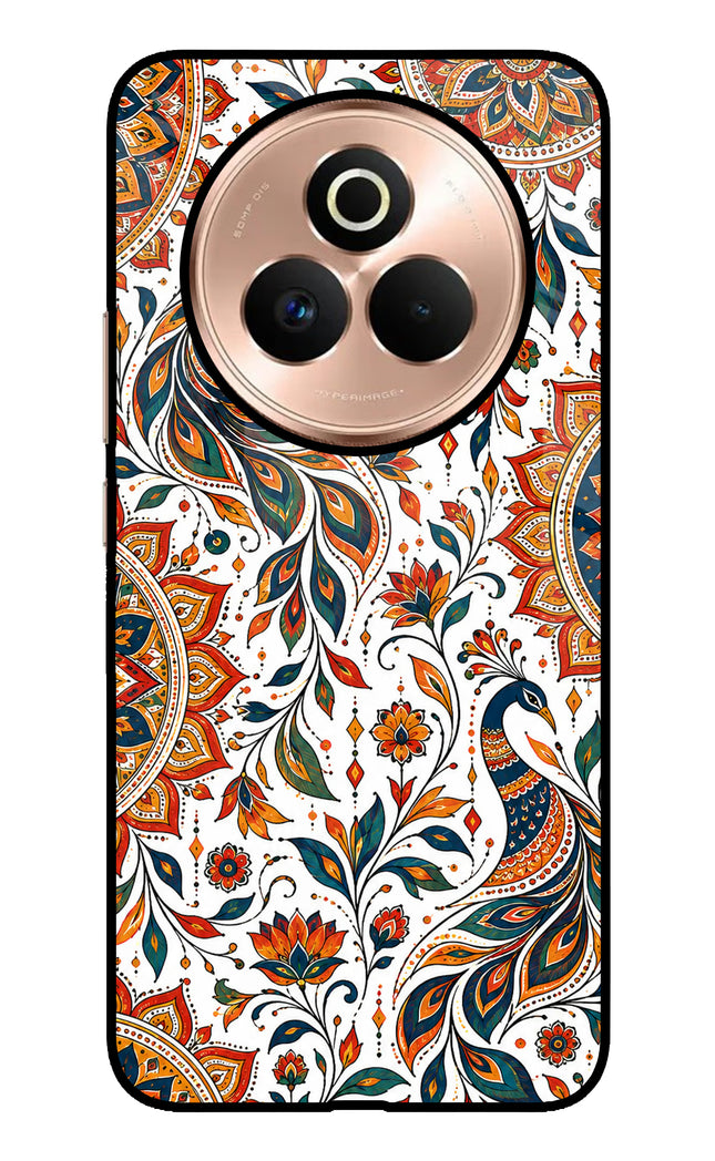 White Mayura Realme P3 Pro 5G Metal Case Back Cover by Casekaro