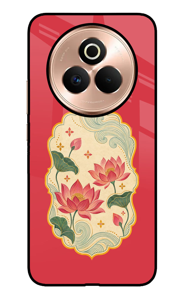 Pink Lotus Realme P3 Pro 5G Metal Case Back Cover by Casekaro