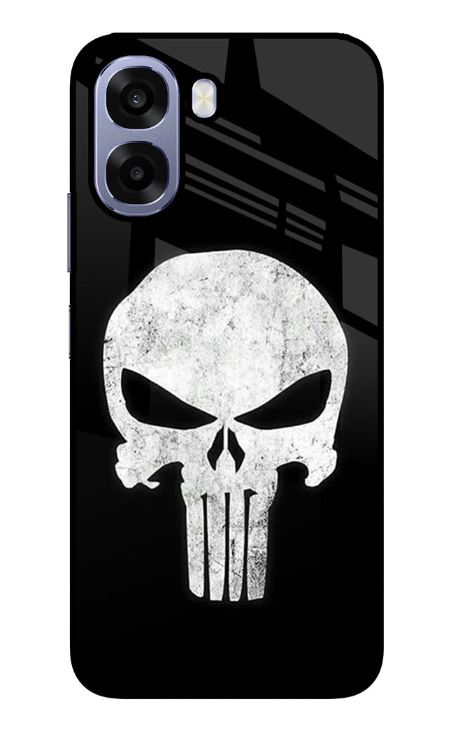 Punisher Skull Oppo A6 5G Metal Case Back Cover by Casekaro