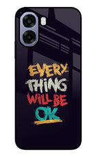 Everything Will Be Ok Oppo A6 5G Metal Case Back Cover by Casekaro