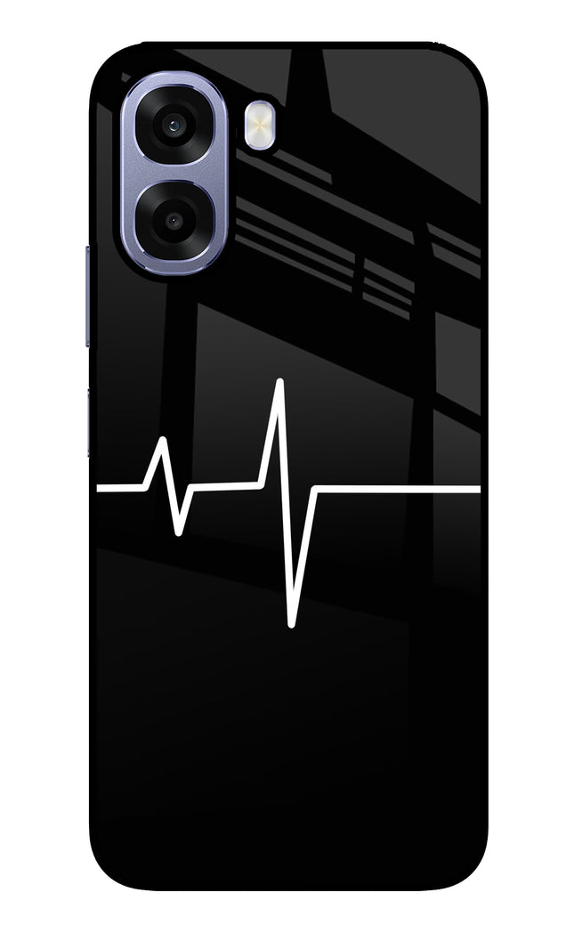 Heart Beats Oppo A6 5G Metal Case Back Cover by Casekaro