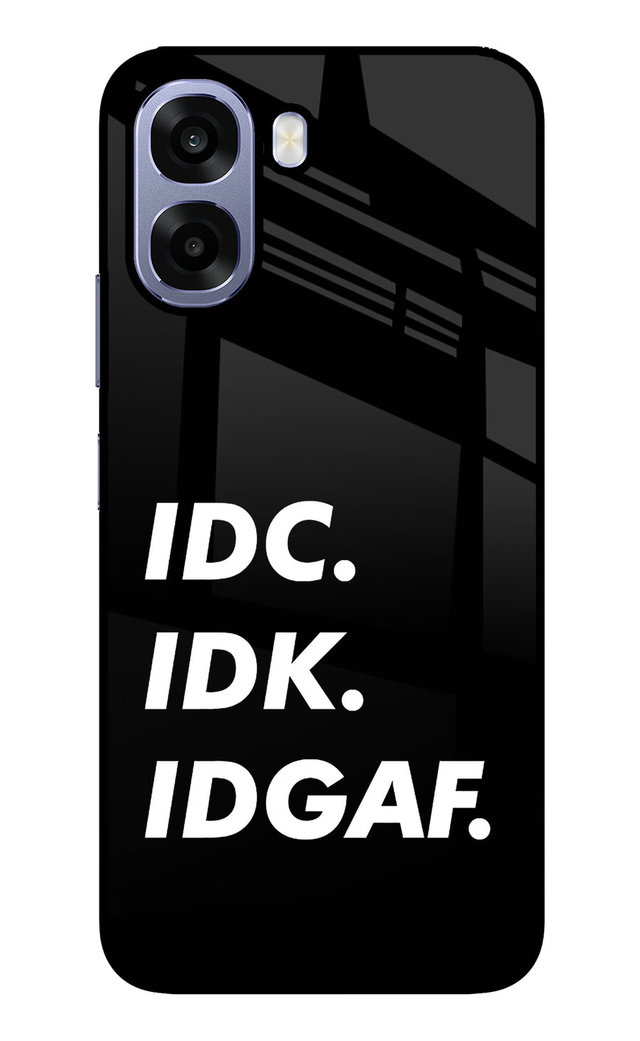 Idc Idk Idgaf Oppo A6 5G Back Cover, Metal case
