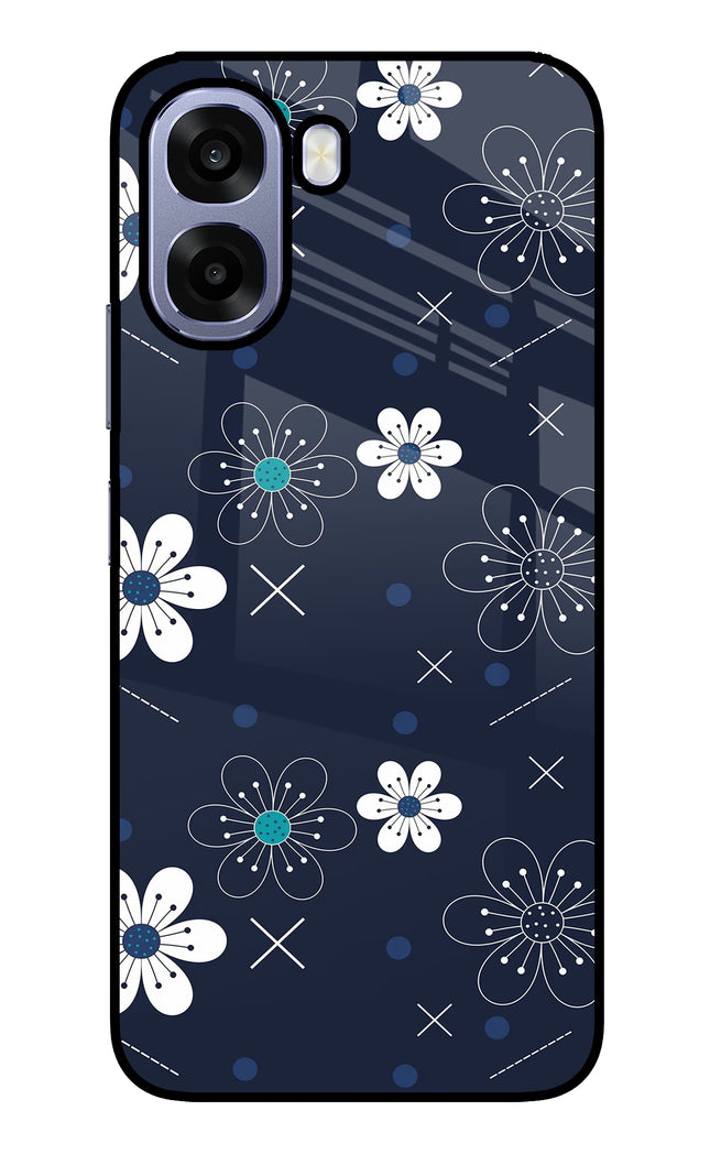 Flowers Oppo A6 5G Metal Case Back Cover by Casekaro