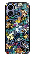 Space Abstract Oppo A6 5G Metal Case Back Cover by Casekaro