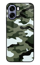 Camouflage Oppo A6 5G Metal Case Back Cover by Casekaro