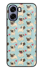 Pug Dog Oppo A6 5G Metal Case Back Cover by Casekaro