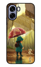 Rainy Day Oppo A6 5G Metal Case Back Cover by Casekaro