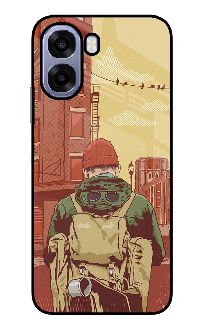 Adventurous Oppo A6 5G Metal Case Back Cover by Casekaro