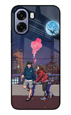 Chilling Couple Oppo A6 5G Metal Case Back Cover by Casekaro