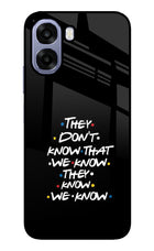 FRIENDS Dialogue Oppo A6 5G Metal Case Back Cover by Casekaro