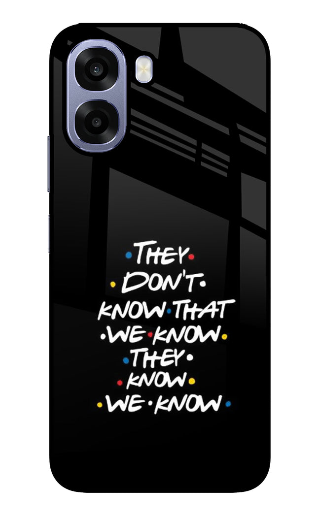 FRIENDS Dialogue Oppo A6 5G Metal Case Back Cover by Casekaro
