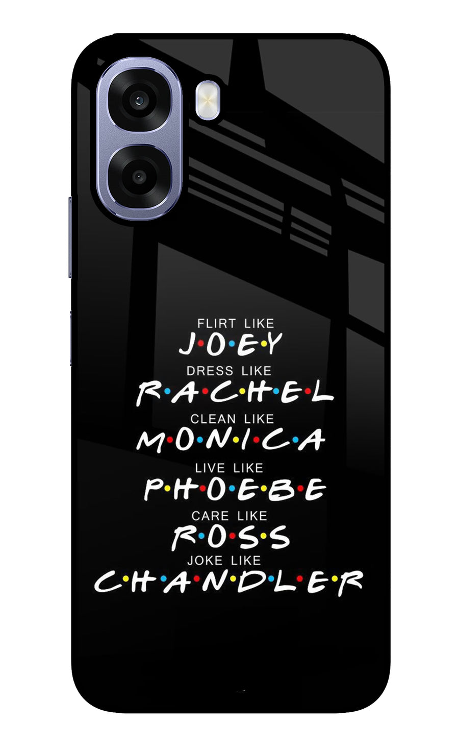 FRIENDS Character Oppo A6 5G Back Cover, Metal case