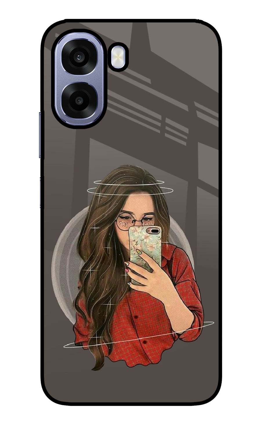 Selfie Queen Oppo A6 5G Back Cover, Metal case