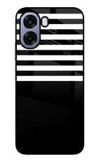 Black and White Print Oppo A6 5G Metal Case Back Cover by Casekaro